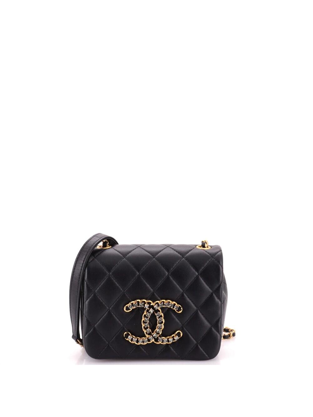 Chanel Crystal Cc Full Flap Bag Quilted #299273C47B